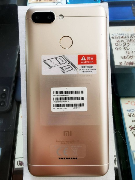 Hibtlan Xiaomi Redmi 6 4/64 3 hnap garancia hvsrgzts dual sim