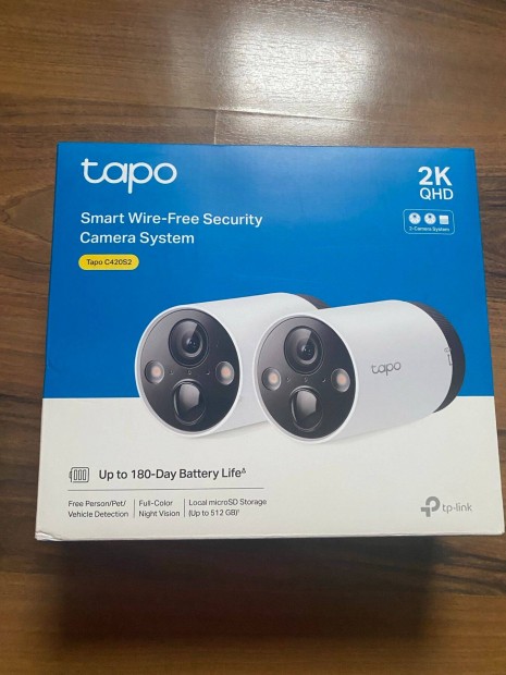 Hibtlan, alig hasznlt! TP-Link Tapo C420S2 (2 db) Wifi Kamera + HUB