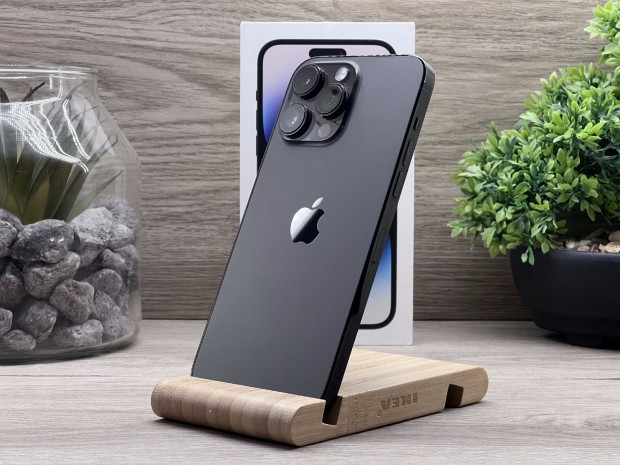 Hibátlan iPhone 14 Pro Max Space Black 128GB 2 ÉV Garanciával