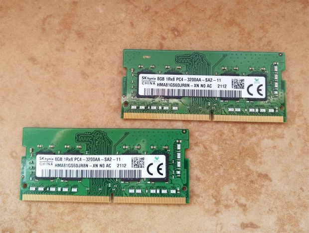 Hibtlan laptop memria SO-DIMM DDR4 2*8GB, 16GB (3200MHz)