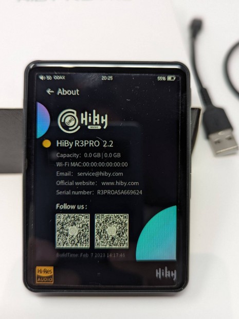 Hiby R3 Pro hordozhat digitlis zenelejtsz, walkman elad