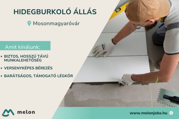 Hidegburkoló álláslehetőség