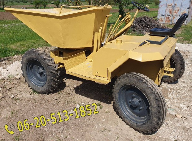 Hidraulikus billents Hatz diesel motoros 1 kbs dmper