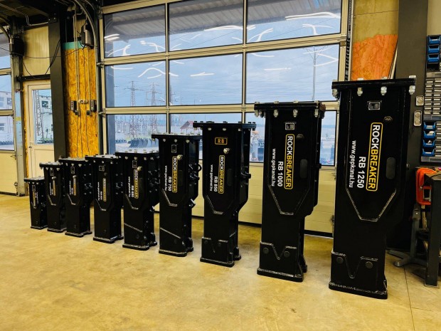 Hidraulikus bont�kalap�cs, t�r�fej, Rockbreaker RB1000