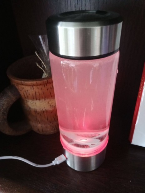 Hidrogén vizes palack generátor, 430 ml oz kapacitású hordozható