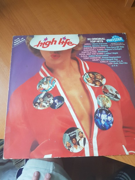 High Lifer 1979 NSZK bakelit nagylemez 