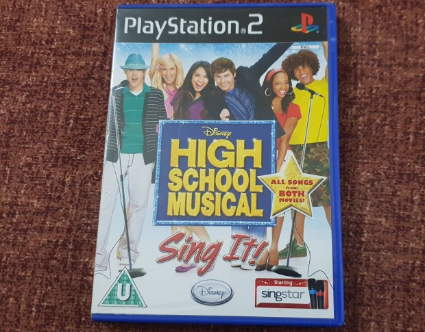 High School Musical Sing It! Playstation 2 eredeti lemez ( 2500 Ft )