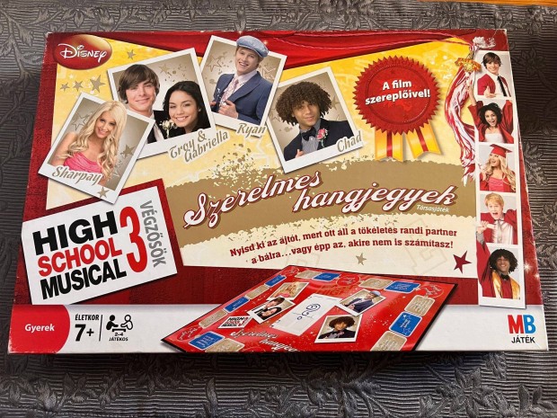High School Musical - Szerelmes hangjegyek társasjáték