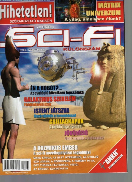 Hihetetlen Magazin Sci-fi Klnszm - j llapotban