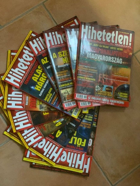 Hihetetlen! magazin 2023 - teljes vad 12 db