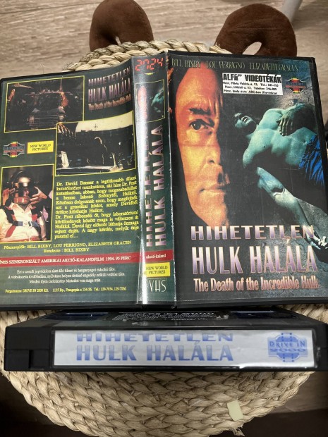 Hihetetlen hulk halla vhs m