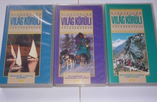 Hihetetlen vilg krli kalandozsok 3 X VHS Readers Digest Egyben el