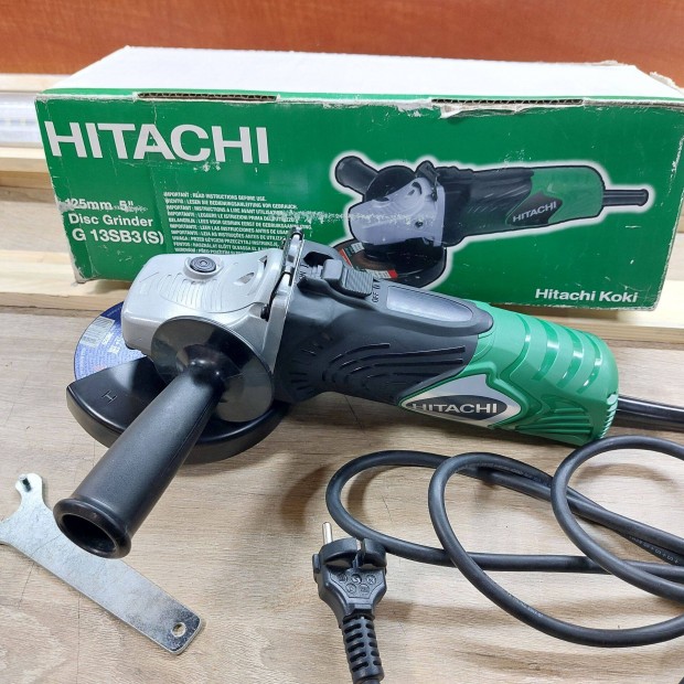 Hikoki Hitachi sarokcsiszol G13SB3 1300W 125mm