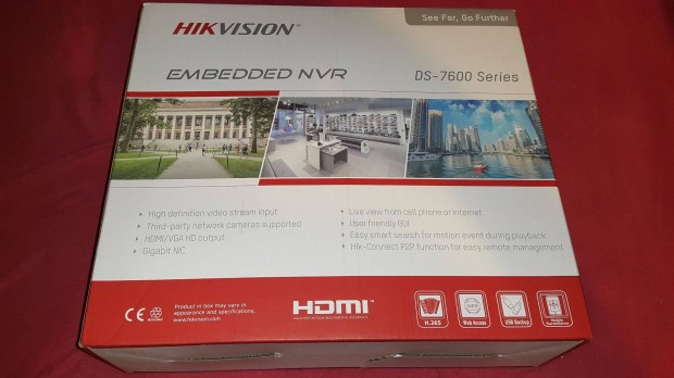 Hikvision 4K DS-7616Nxi I2/S Nvr Acusense IP kamera rgzt