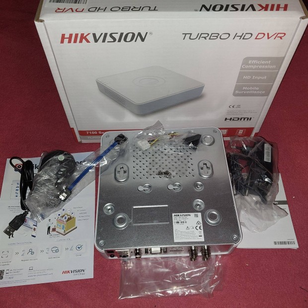 Hikvision DS-7104Hqhi-K1 DVR (4analog) és/vagy 6db IP Kamera Nvr