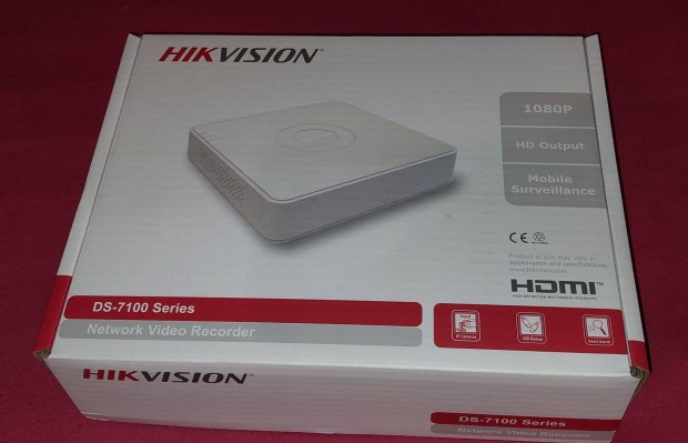 Hikvision DS-7104NI-Q1 Nvr 4db IP Kamera max 6Mpx felbonts