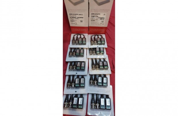 Hikvision (1db 7108Hqhi M1/S),(1db 7104Hqhi K1),(10db Balunrafó) Gozso