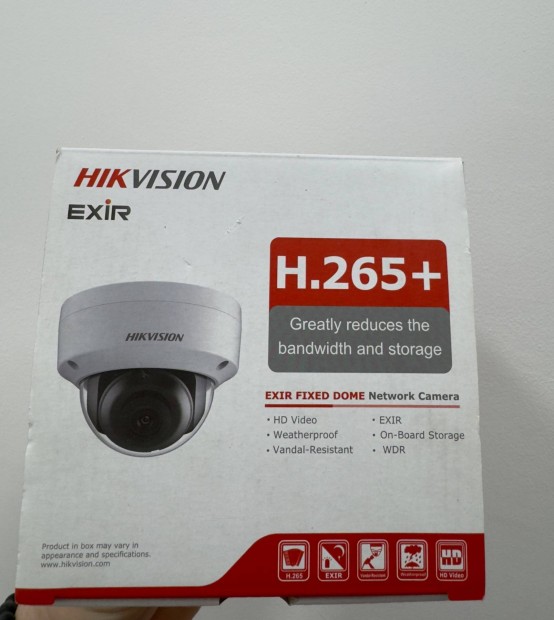 Hikvision dome 2MP/4mm trfigyel kltri s beltri kamera