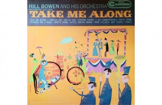 Hill Bowen And His Orchestra - Instrumental Hits From Take Me (LP)