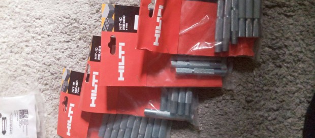 Hilti HRD-HR manyag betoncsavar, HIT-IC bels menetes hvely, HIT-SC