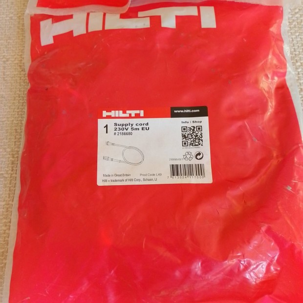 Hilti Kbel SDS-Max j! 5 mteres