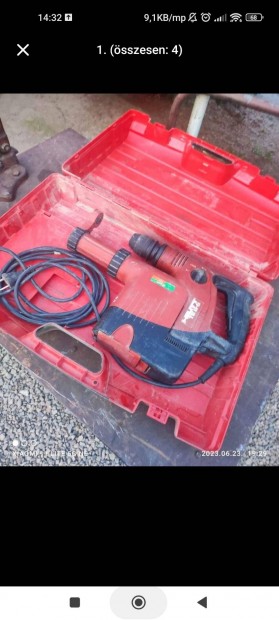 Hilti TE 6-S Porszv adapterrel