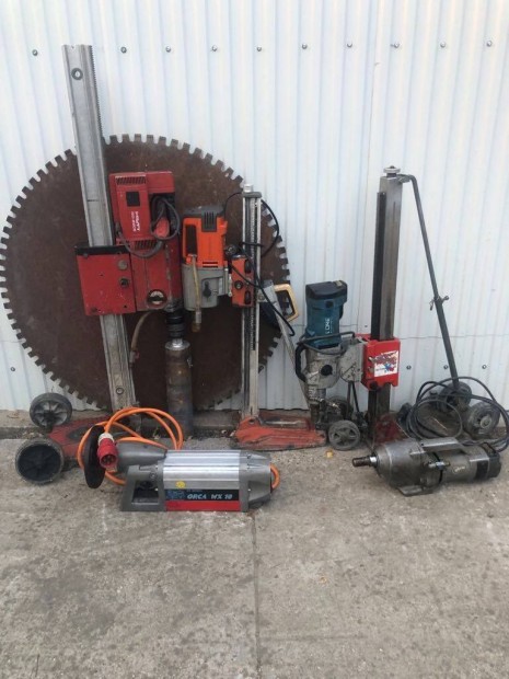 Hilti , Husqvarna, Weka, Hydrostress, Adamas, magfrgpek eladak