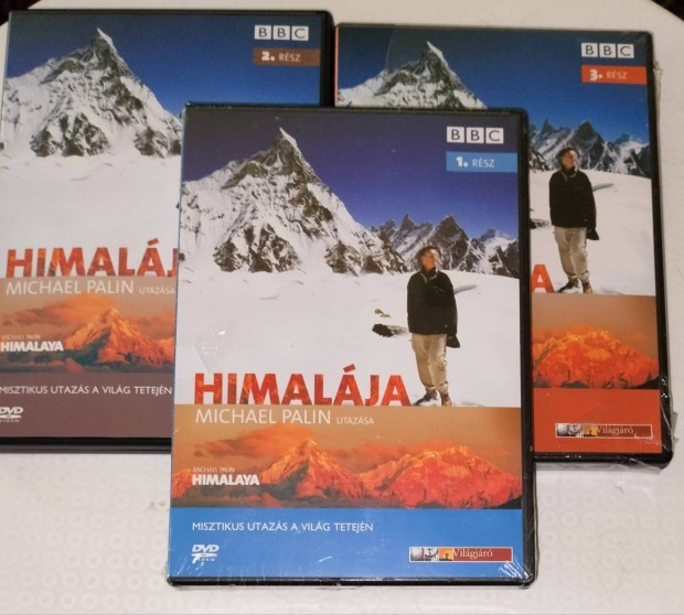 Himalja Michael Palin utazsa 1 - 2 - 3 egyben dvd 3999 ft