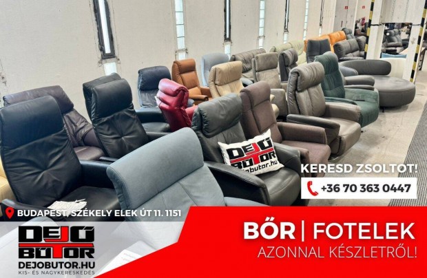 Himola valódi bőr fotel TV relax motors minőségi bőr bútor
