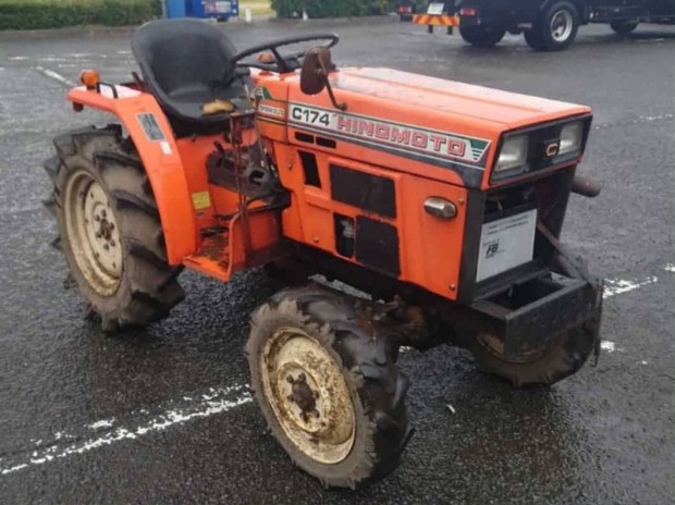Hinomoto 17Le,4x4-es japán kistraktor elado