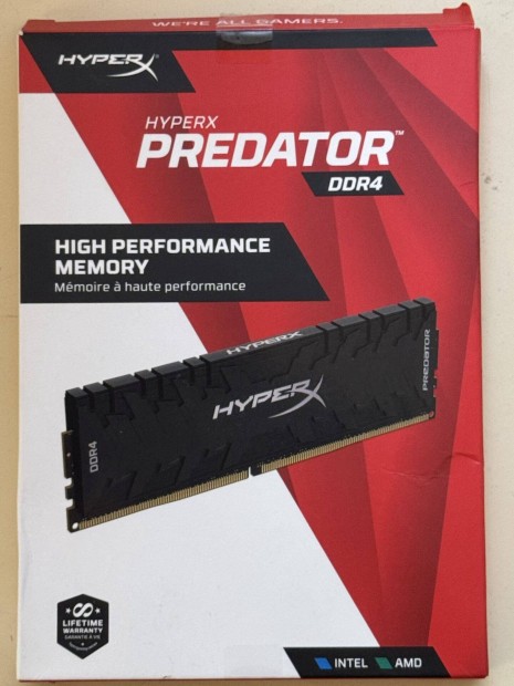 Hiperx Predator 64GB (2x32) PC ram 3200, CL16 elad�