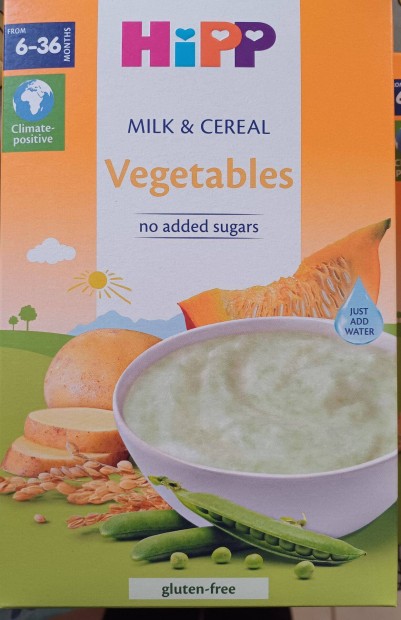 Hipp Milk & Cereal tejpp klnbz zekben