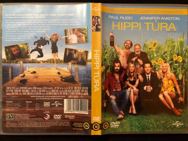 Hippi túra (karcmentes, Paul Rudd, Jennifer Aniston) DVD