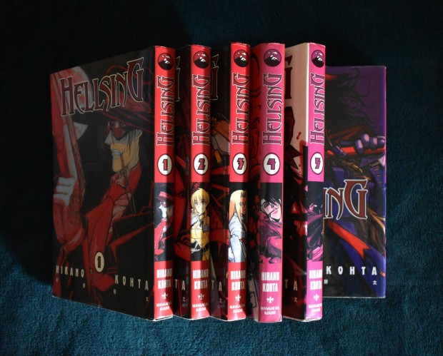 Hirano Kohta: Hellsing 1-6 magyar nyelv mangk manga kpregny