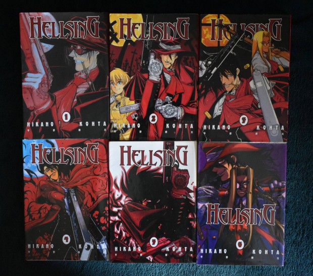 Hirano Kohta: Hellsing 1-6 magyar nyelv mangk manga kpregny