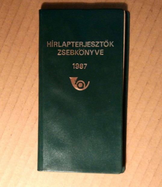 Hrlapterjesztk Zsebknyve 1987 (Magyar Posta)