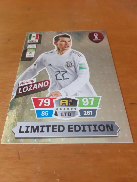 Hirving Lozano XXL Limited Edition Panini FIFA World Cup Qatar 2022