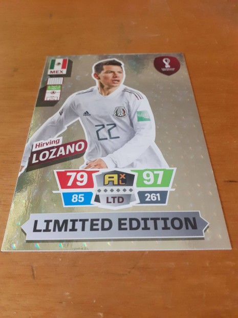 Hirving Lozano XXL Limited Edition focis krtya Panini FIFA World Cup