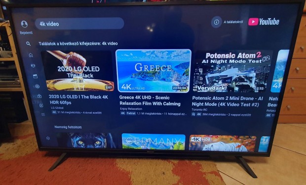Hisense 127cm 50" 4K LED Tv Smart Wifi Youtube