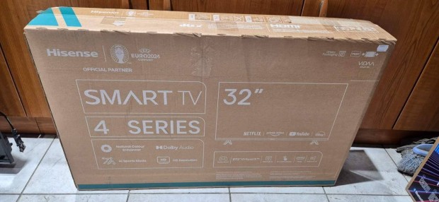 Hisense 32A4K Smart HD LED TV szinte Új Garanciás !