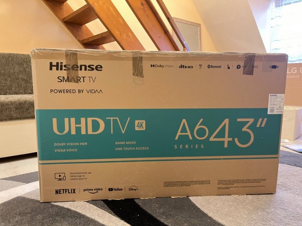 Hisense 43A6BG 4K UHD LED TV