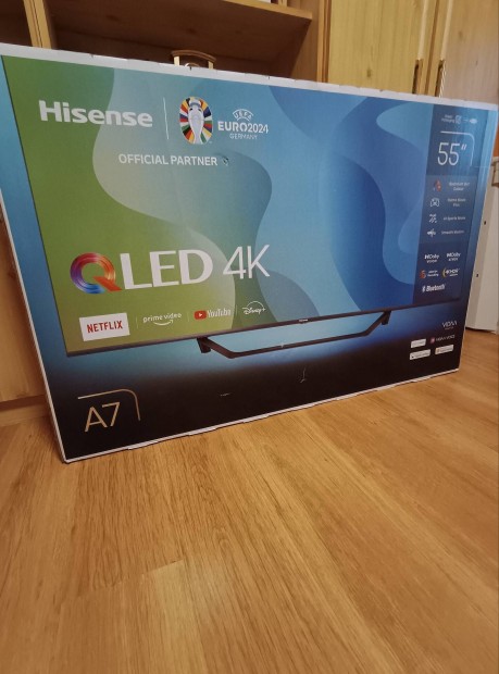 Hisense 55A7Kq 4K Smart TV Elad!