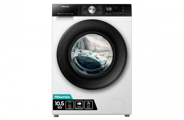 Hisense WF3S1043BW3 A 10.5kg 1400 f/p Inverteres Gzs Mosgp