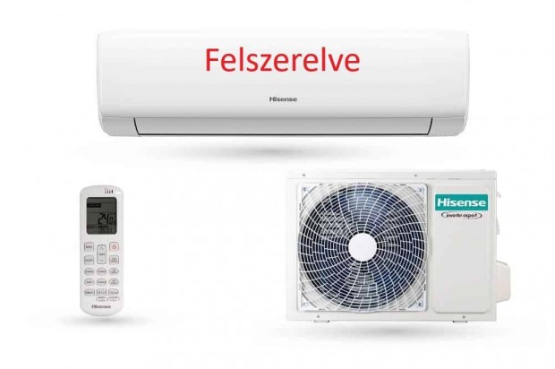 Hisense Wings Pro 3,4 kW split klma szett szerelssel egytt