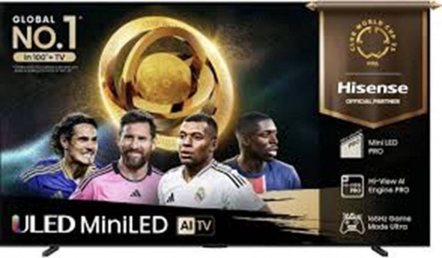 Hisense ( 100U7Q Pro) 254CM Uled 4K 165HZ SMART Pr�mium !