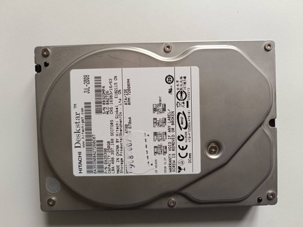 Hitachi 250GB HDD