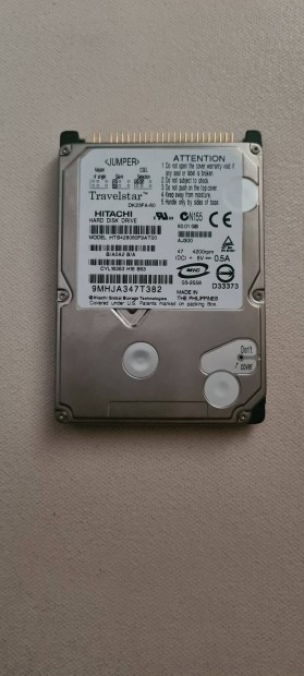 Hitachi 60gb IDE/PATA 2.5" HDD winchester