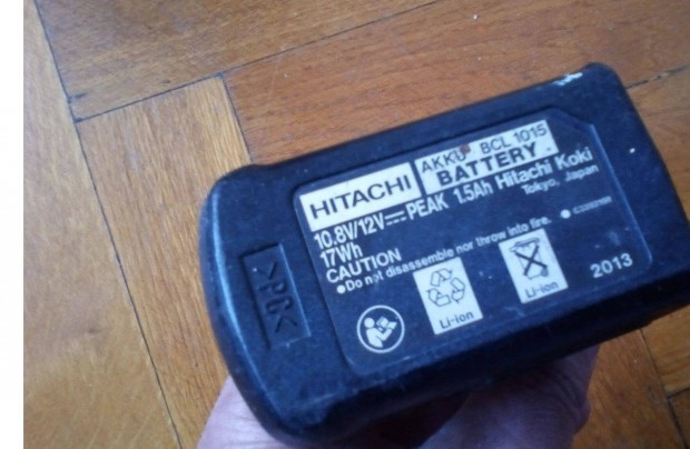 Hitachi BCL1015 akkumultor(10.8, 12V, 1,5Ah)!