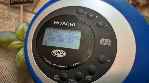 Hitachi DAP-38 cd/mp3 discman,jl jtszik