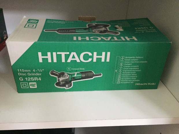 Hitachi G12SR4 Sarokcsiszol 115mm 730W